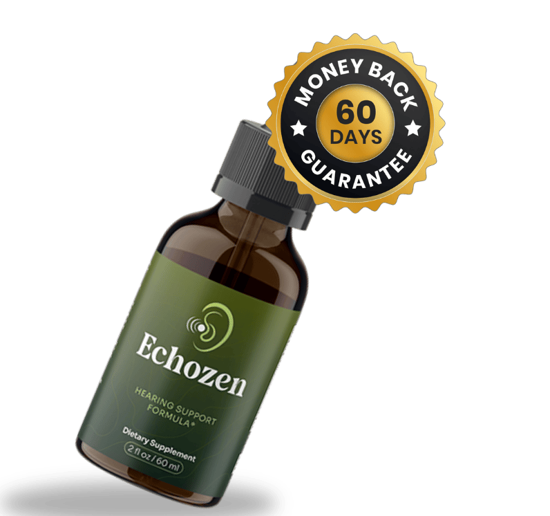 Echozen bottle with 60 day money back guarantee seal